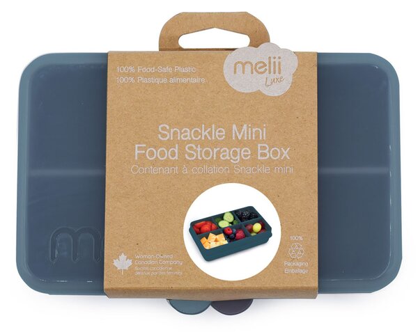 Melii Dělená krabička na svačinu Snackle box 6 přihrádek 684 ml Barva: béžová