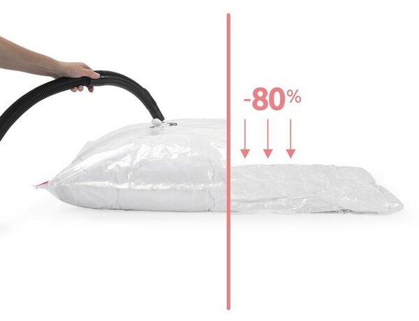 Vakuové úložné pytle 70 l + 120 l, čirá