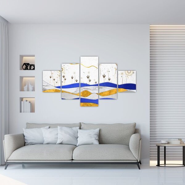Obraz - Zlaté hory (125x70 cm)