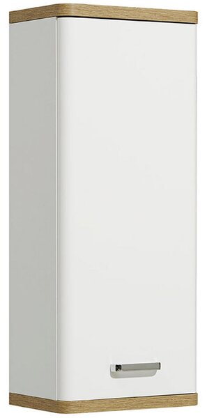 ZÁVĚSNÁ SKŘÍŇKA, bílá, barvy dubu, 30/70/20 cm Xora - Závěsné skříňky do koupelny