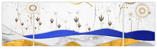 Obraz - Zlaté hory (170x50 cm)