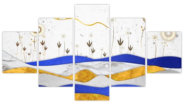 Obraz - Zlaté hory (125x70 cm)
