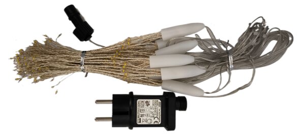 Světelný závěs s 10 dekorativními LED ohňostroji, 3 m, 640 LED diod Barva: Různobarevná