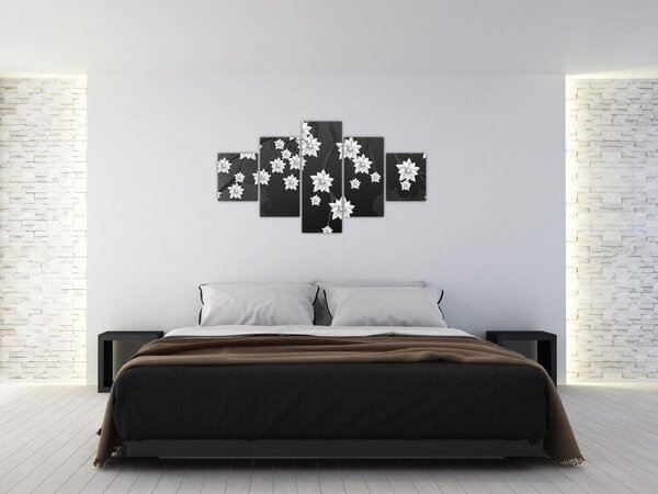 Obraz - Květy na větvích (125x70 cm)