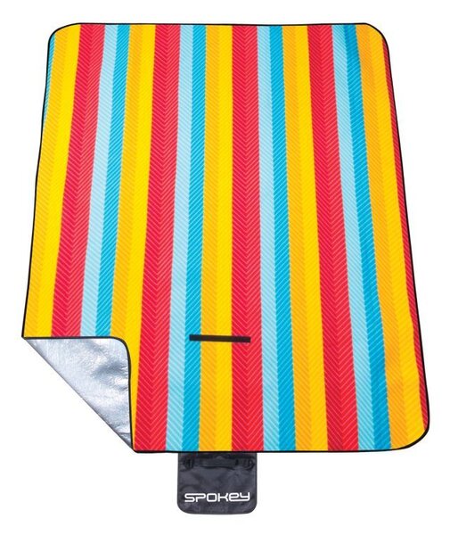 Spokey PICNIC GRAIN Pikniková deka s popruhem 130 x 150 cm