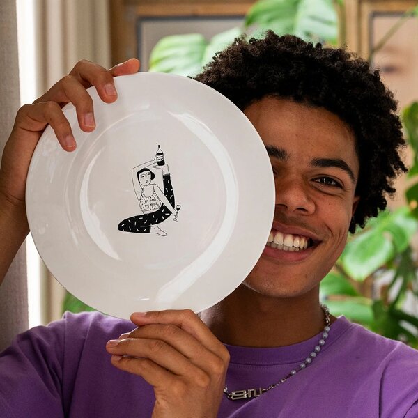 Porcelánový talíř My Vibes 23 cm