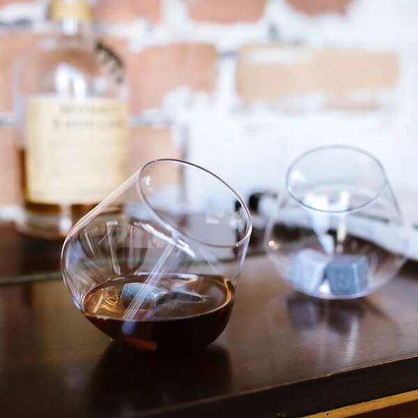 Sklenice na whisky Rocking Whisky Glasses – set 2 ks