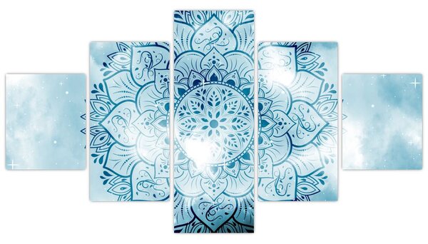 Obraz - Nebeská mandala (125x70 cm)