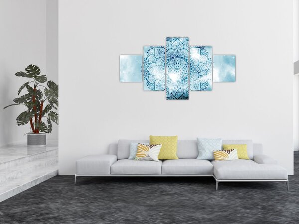 Obraz - Nebeská mandala (125x70 cm)
