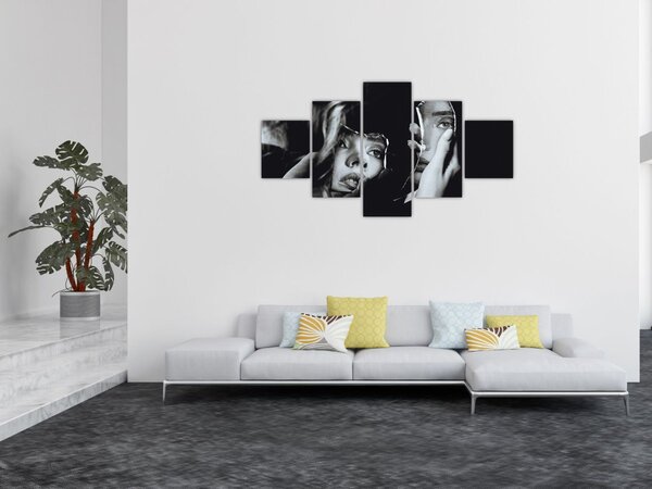 Obraz - Pohled do zrcadla (125x70 cm)