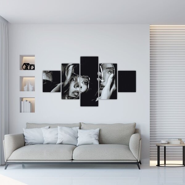 Obraz - Pohled do zrcadla (125x70 cm)