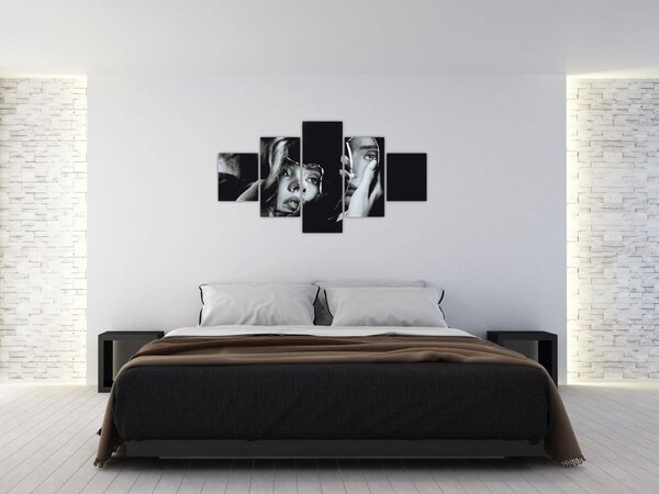 Obraz - Pohled do zrcadla (125x70 cm)