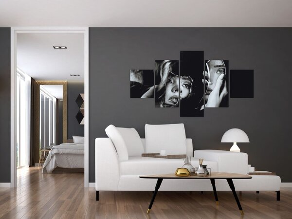 Obraz - Pohled do zrcadla (125x70 cm)