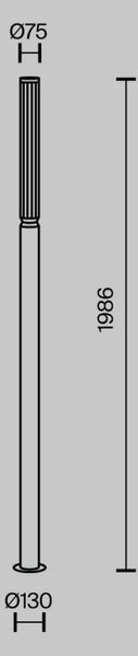 MAYTONI Venkovní svítidlo Lit 3000K 20W IP 65 O593FL-L20BR3K