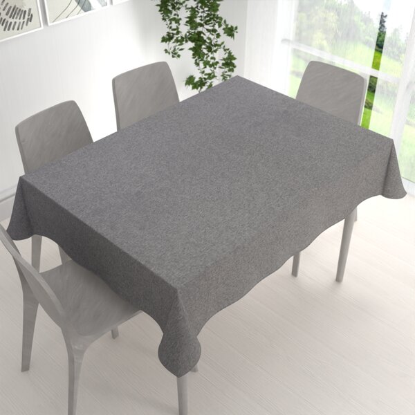 Biante Dekorační obdélníkový ubrus BKT-551 Šedý režný 60x100 cm
