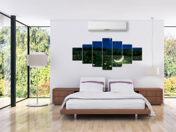 Obraz - Padající nebe (210x100 cm)