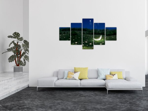 Obraz - Padající nebe (125x70 cm)
