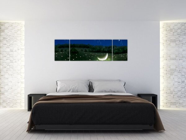 Obraz - Padající nebe (170x50 cm)