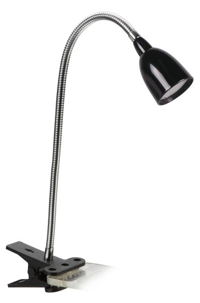 Stolní LED lampička na clip 2,5W, černá