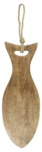 Prkénko ve tvaru ryby z mangového dřeva Mango wood Fish - 18*1.5*51cm