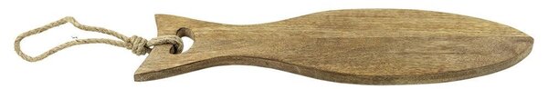 Prkénko ve tvaru ryby z mangového dřeva Mango wood Fish - 18*1.5*51cm