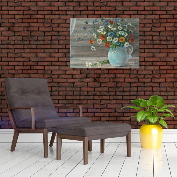 Obraz - Luční kvítí, olejomalba (70x50 cm)