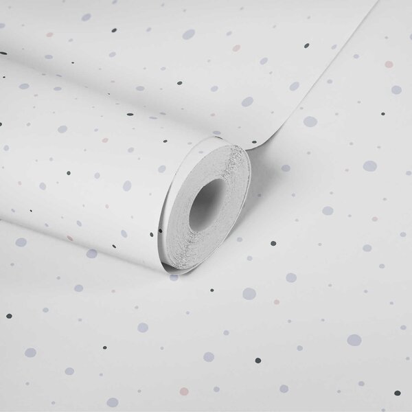 A.S. Création | Vliesová tapeta na zeď Little Love 38116-3 | 0,53 x 10,05 m | bílá, fialová, růžová