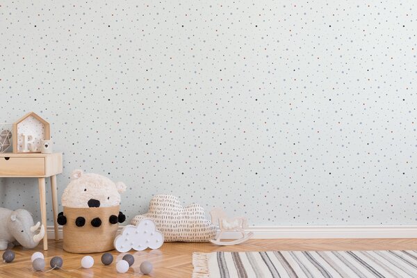 A.S. Création | Vliesová tapeta na zeď Little Love 38116-4 | 0,53 x 10,05 m | červená, bílá, fialová