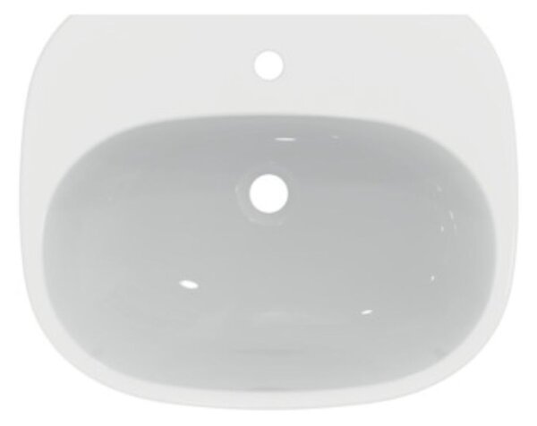 Ideal Standard Tesi umyvadlo 60x47 cm oválné klasický bílá lesk T352201