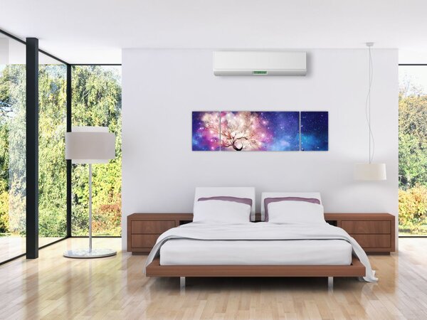 Obraz - Vesmírný strom (170x50 cm)
