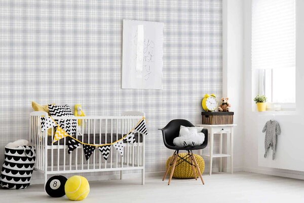A.S. Création | Vliesová tapeta na zeď Little Love 38122-1 | 0,53 x 10,05 m | bílá, šedá