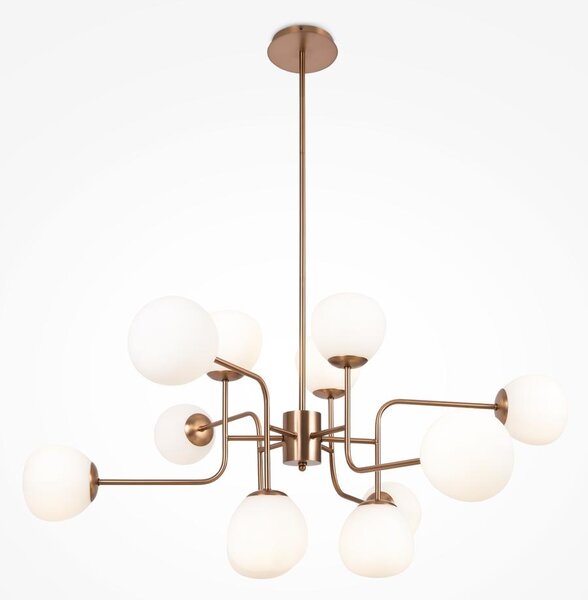 Maytoni Závěsné svítidlo ERICH, 12xE14, š. 110 cm Barva: Nikl