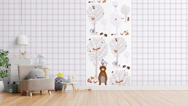 A.S. Création | Vliesová tapeta na zeď Little Love 38134-1 | 0,53 x 10,05 m | bílá, hnědá, šedá