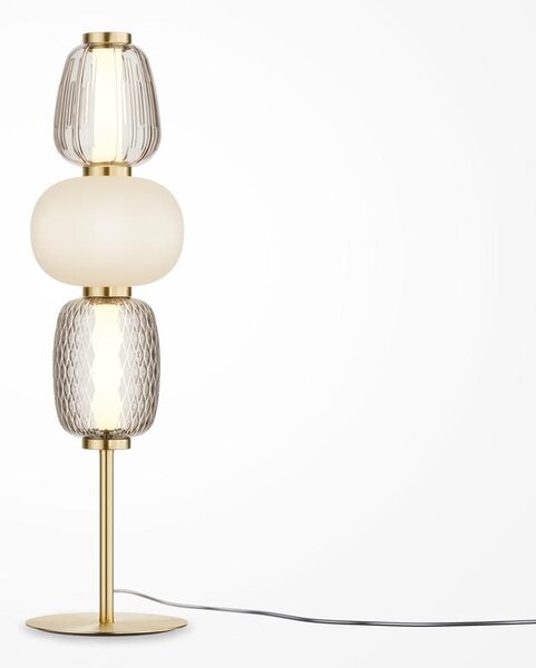Maytoni Designová stolní LED lampa PATTERN, 28W, v. 67,5 cm, 3000K Barva: Zlatá