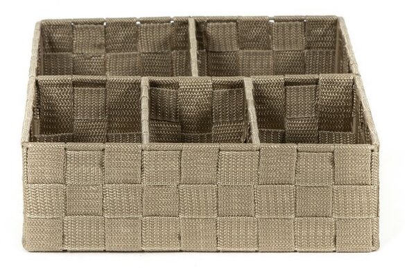Organizér Compactor TEX 32 x 25 x 8 cm, 5 dílů, bílá