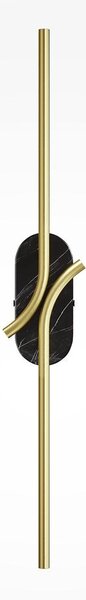 Maytoni Nástěnné LED svítidlo RENAISSANCE, 6W, v. 63 cm, CRI80 Barva: Zlatá