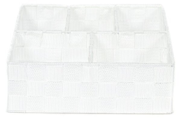 Organizér Compactor TEX 32 x 25 x 8 cm, 5 dílů, bílá