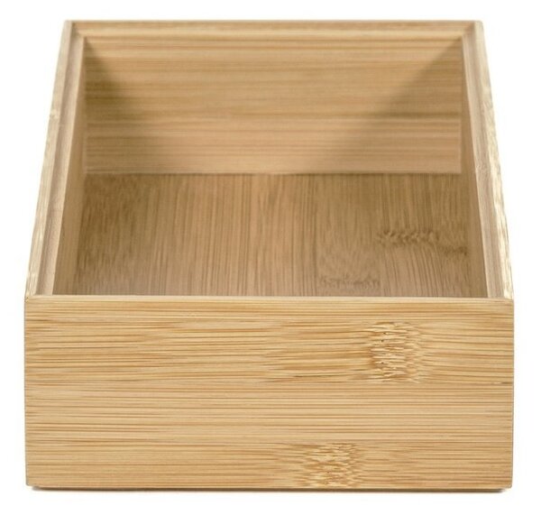 Organizér Compactor Bamboo Box, 30 x 15 x 6,35 cm, přírodní dřevo