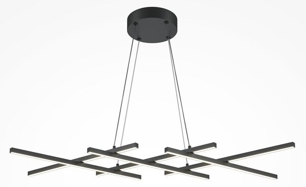 Maytoni Závěsné LED svítidlo HALO, 40W, d. 103,5 cm, CRI80 Barva: Zlatá