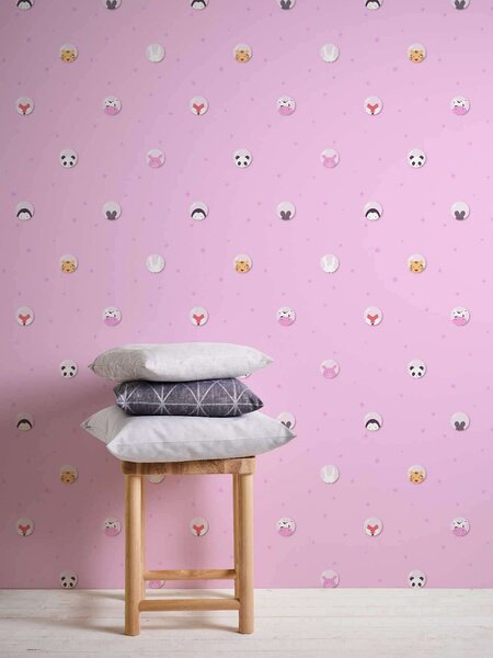 A.S. Création | Vliesová tapeta na zeď Little Love 38143-2 | 0,53 x 10,05 m | růžová