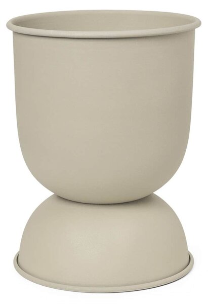 Kovový květináč Hourglass Cashmere Extra Small
