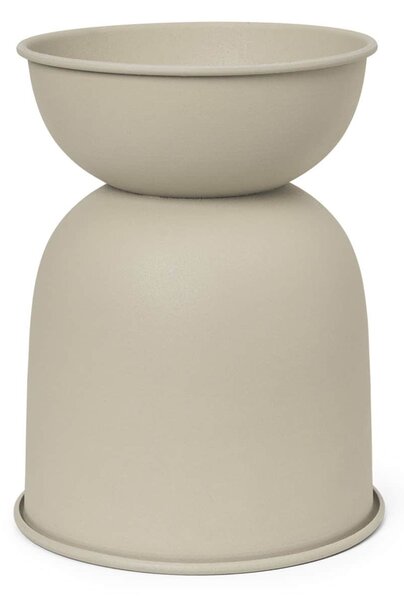 Kovový květináč Hourglass Cashmere Extra Small