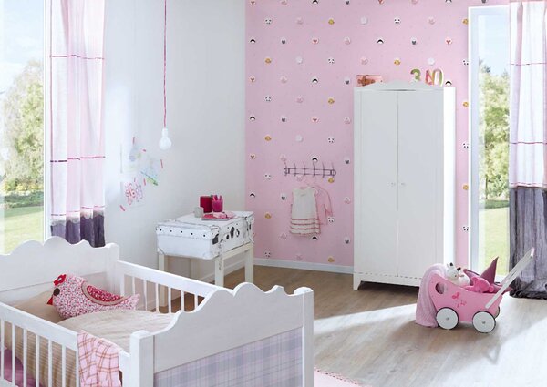 A.S. Création | Vliesová tapeta na zeď Little Love 38143-2 | 0,53 x 10,05 m | růžová