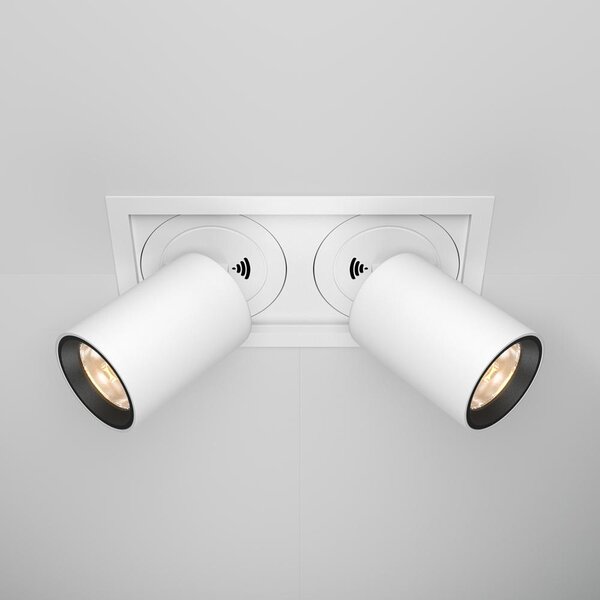 Maytoni Vestavné LED svítidlo HIDDEN, 20W, d. 16,8 cm, 3000K Barva: Černá