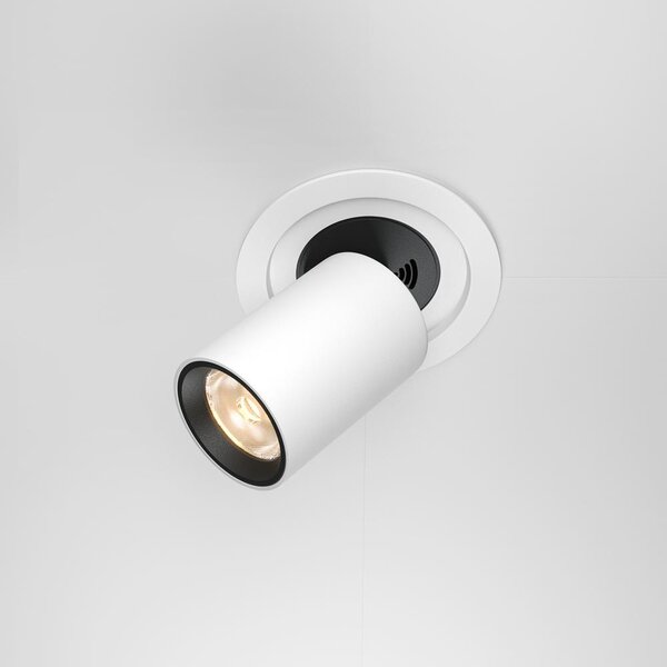 Maytoni Vestavné LED svítidlo HIDDEN, 10W, ⌀ 9 cm, 3000K Barva: Bílá