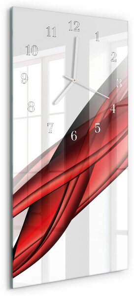 Skleněné hodiny vertikální Abstrakce zsppb-30x60-00084092