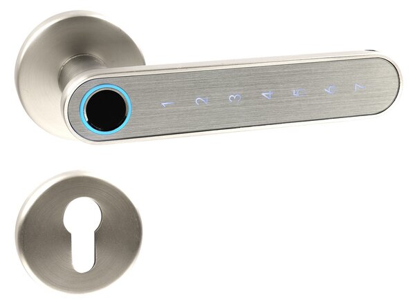 Chytrá klika Smart Touch Handle H03, stříbrná