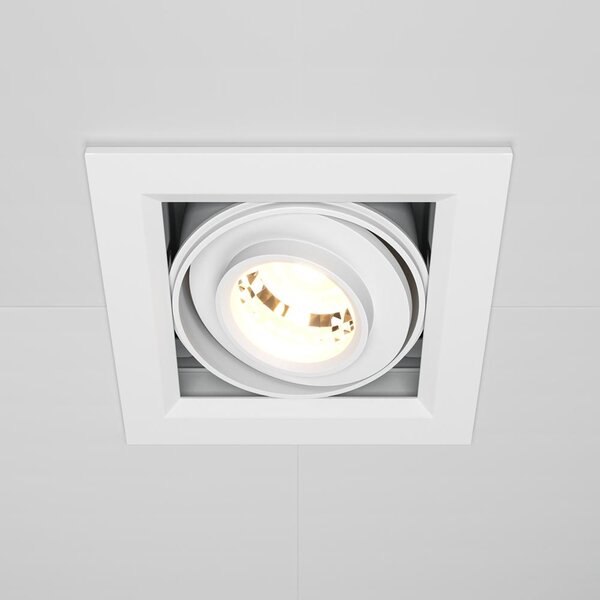 Maytoni Moderní vestavné LED svítidlo METAL MODERN, 10W, d. 9,5 cm, 3000K Barva: Černá