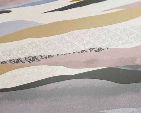 A.S. Création | Vliesová tapeta na zeď PintWalls 39699-1 0,53 x 10,05 m | krémová, zelená, modrá, vícebarevná
