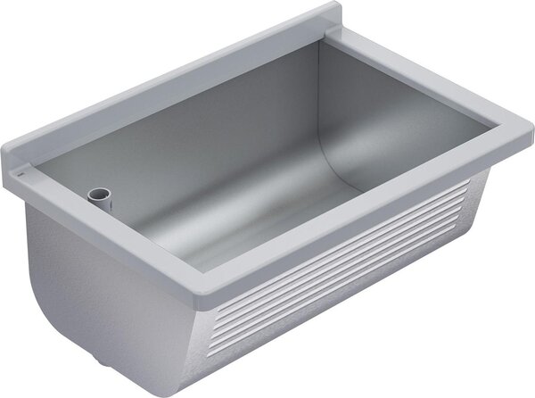 Umyvadlo KWC AR, SIRIUS, nerezová ocel, 700x328x460 mm, odtok vlevo